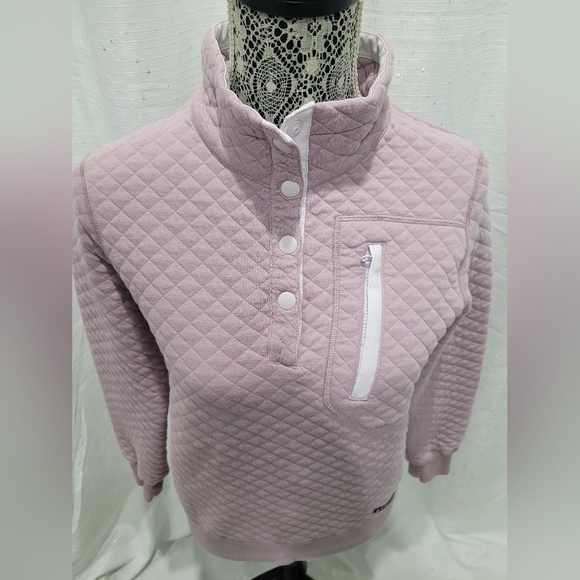 WOODS FARNHAM  WOMEN'S 3/4 SNAP SWEATSHIRT Sz XS - Picture 7 of 10